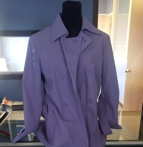 Purple white stag jacket
